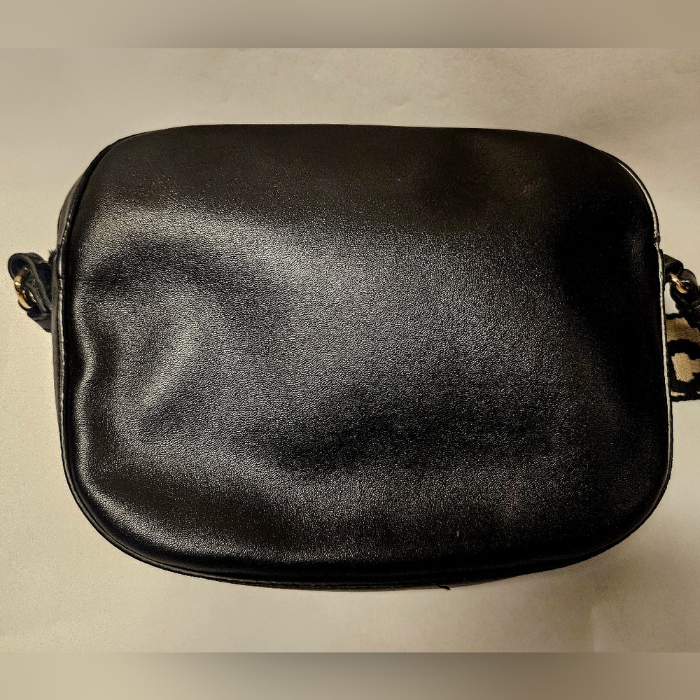 Stella McCartney Logo Camera Crossbody Bag Black Purse REPAIRED - Picture 4 of 11